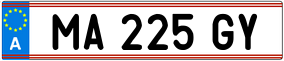 Truck License Plate